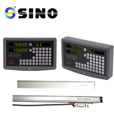 SINO 2 Axis Dro Digital Readout SDS6-2V مع جهاز التشفير الخطي KA-300